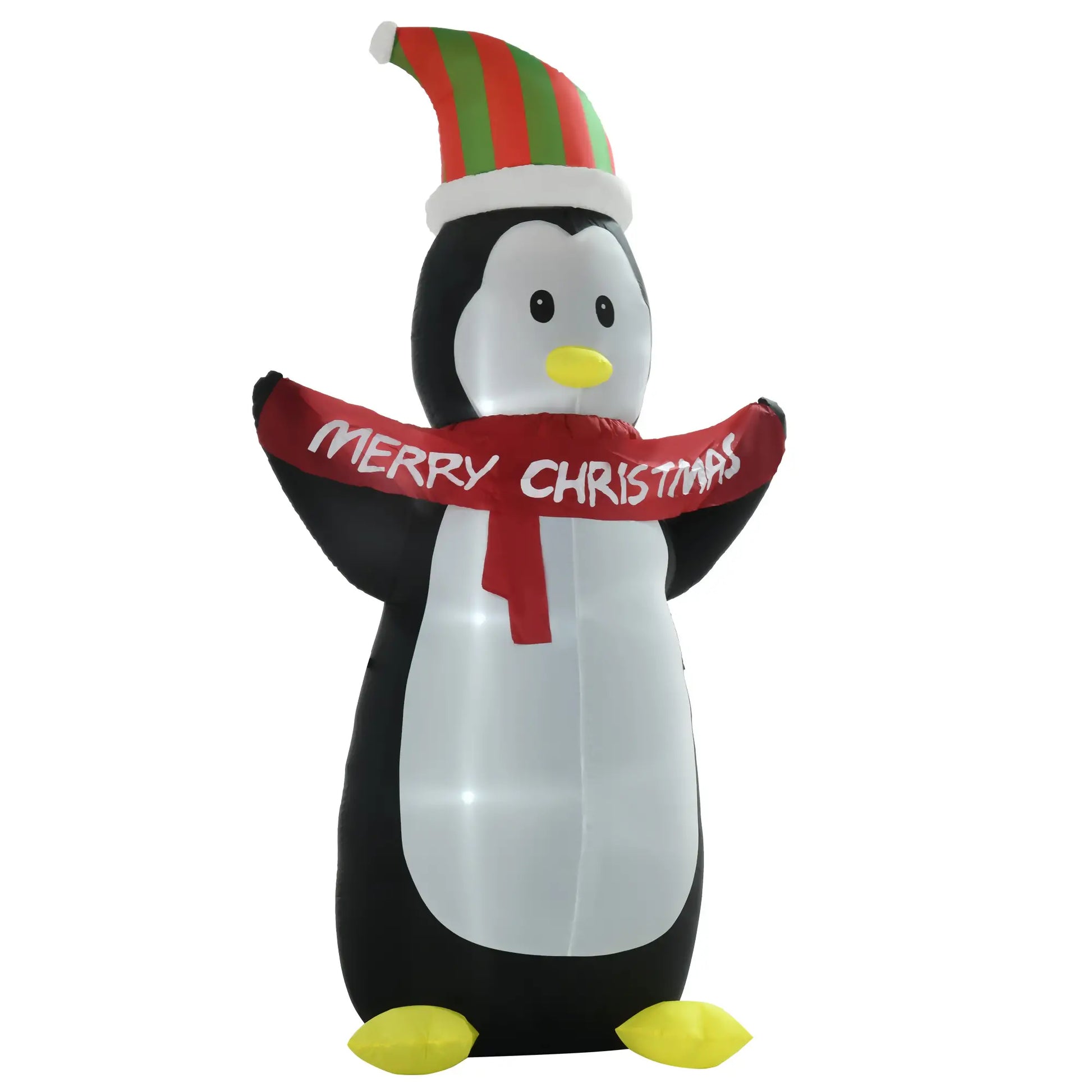 8' Inflatable Penguin LED Lights, Indoor Outdoor Christmas Decoration Christmas Inflatables at Gallery Canada