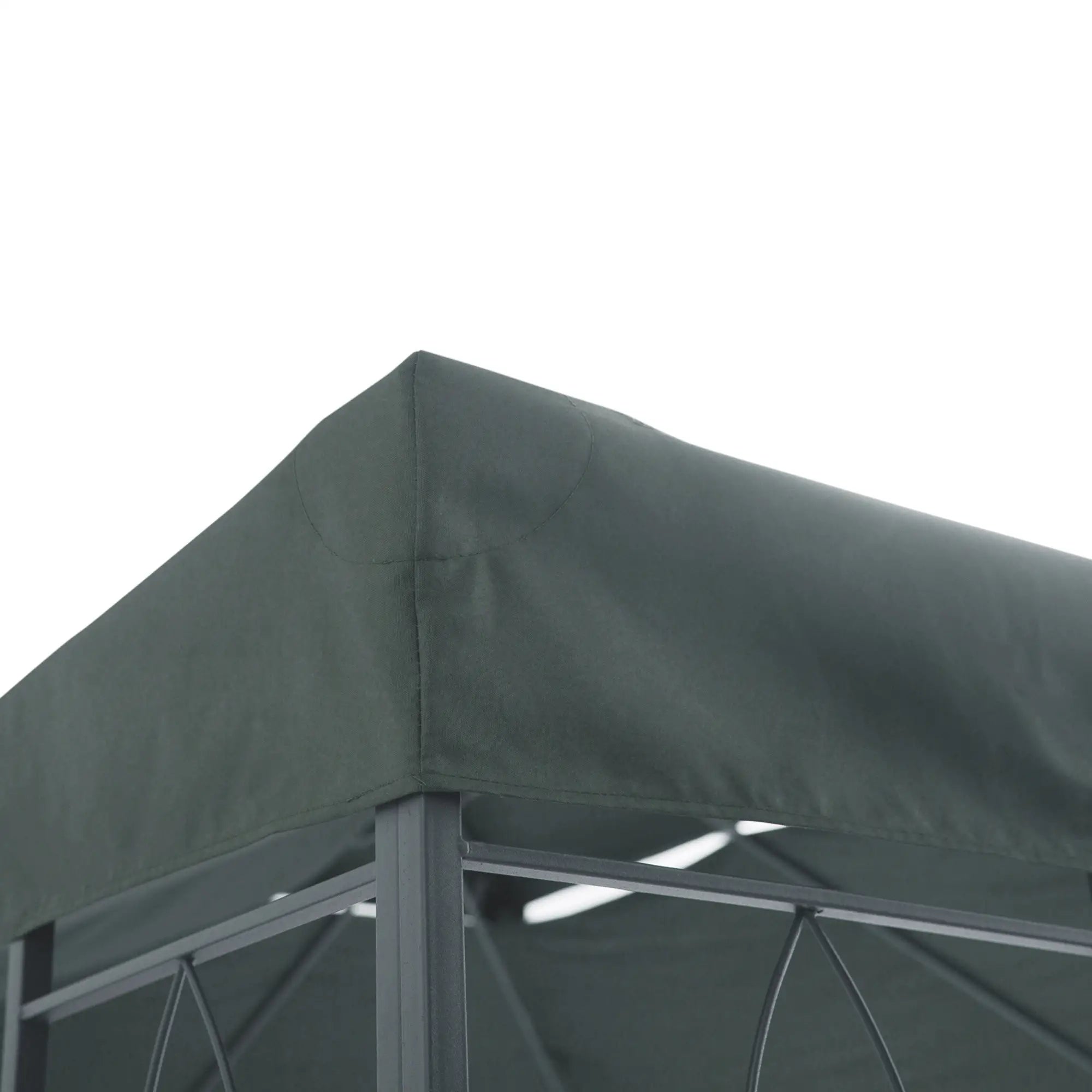 13' x 10' Gazebo Replacement Canopy, 2 Tier Top UV Cover, Grey Gazebo Canopy Replacement at Gallery Canada