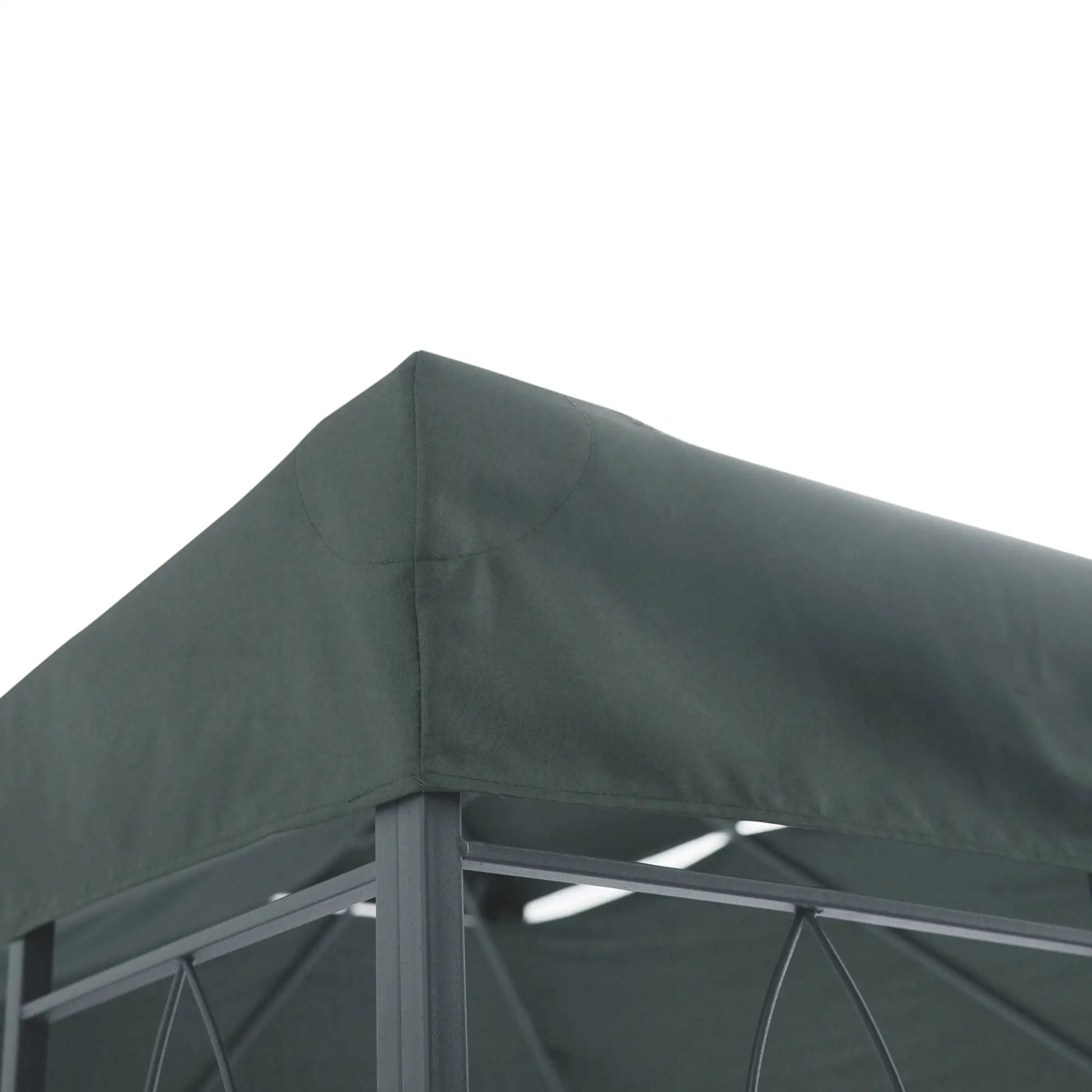 13' x 10' Gazebo Replacement Canopy, 2 Tier Top UV Cover, Grey Gazebo Canopy Replacement at Gallery Canada