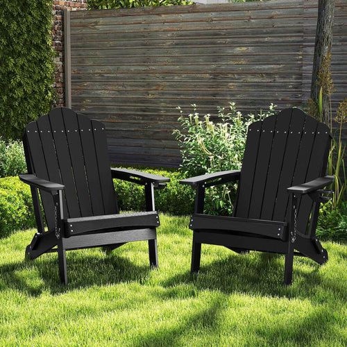 Weather Resistant HDPE Folding Adirondack Chair