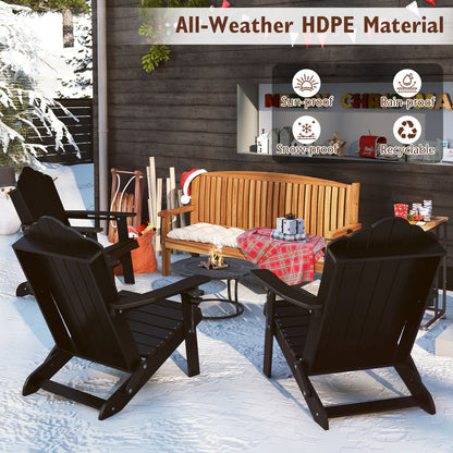 Weather Resistant HDPE Folding Adirondack Chair Adirondack Chairs at Gallery Canada