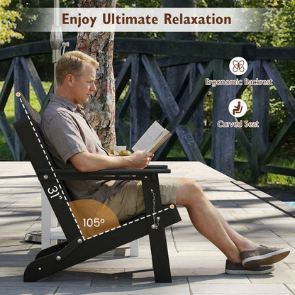 Weather Resistant HDPE Folding Adirondack Chair Adirondack Chairs at Gallery Canada