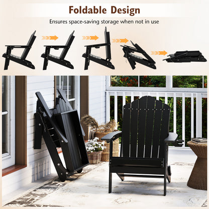 Weather Resistant HDPE Folding Adirondack Chair Adirondack Chairs at Gallery Canada