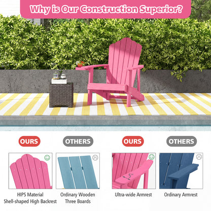 Outdoor Adirondack Chair, Weather Resistant HIPS, Pink Adirondack Chairs at Gallery Canada