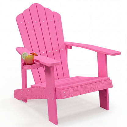 Outdoor Adirondack Chair, Weather Resistant HIPS, Pink Adirondack Chairs Pink at Gallery Canada