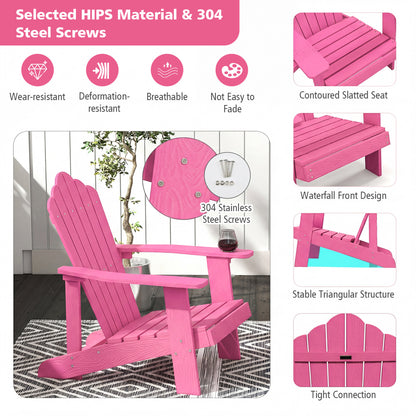 Outdoor Adirondack Chair, Weather Resistant HIPS, Pink Adirondack Chairs at Gallery Canada