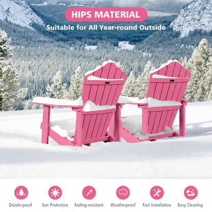 Outdoor Adirondack Chair, Weather Resistant HIPS, Pink Adirondack Chairs at Gallery Canada