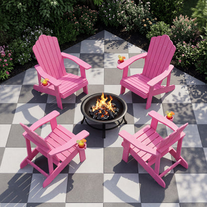 Outdoor Adirondack Chair, Weather Resistant HIPS, Pink Adirondack Chairs at Gallery Canada