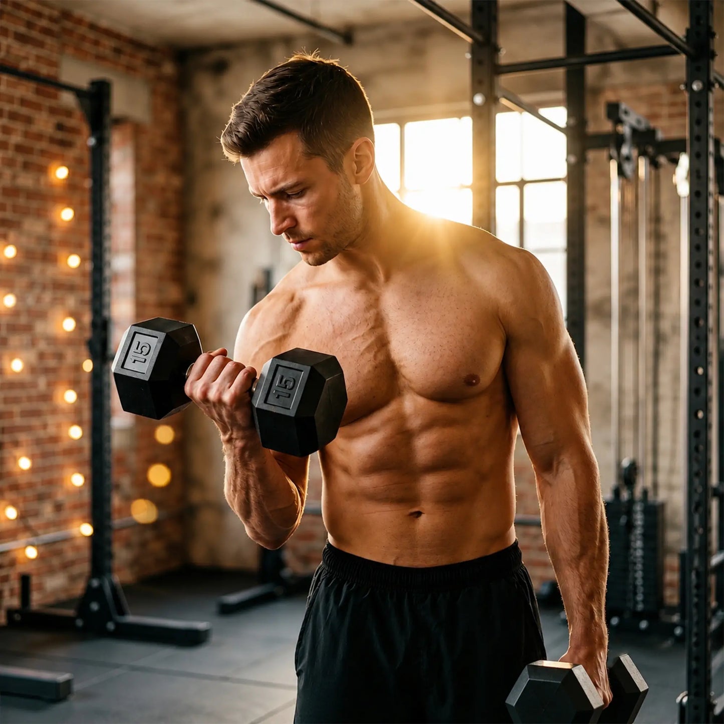 Rubber Dumbbells Weight Set, 30lbs, 2 x 15lbs, Black Dumbbells & Barbells at Gallery Canada