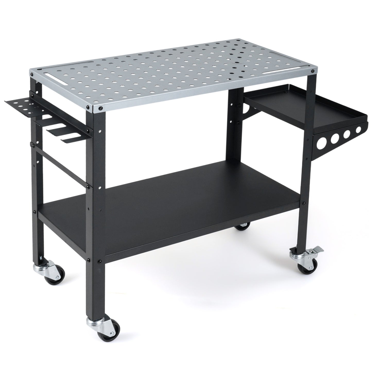 Welding Table 36x18" with Lockable Wheels and 144 Fixture Holes and Tool Slots Garages at Gallery Canada