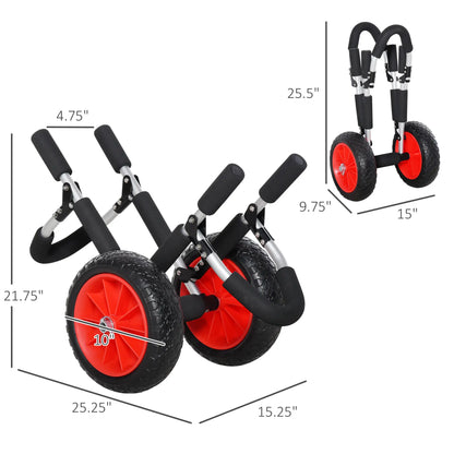 Stand-Up Paddleboard Dolly, Aluminum Surfboard Cart, Foldable for SUPs, Canoe Kayak Carts at Gallery Canada