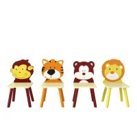 Ensemble table et 4 chaises pour enfants pour l'artisanat et la collation, Jaune