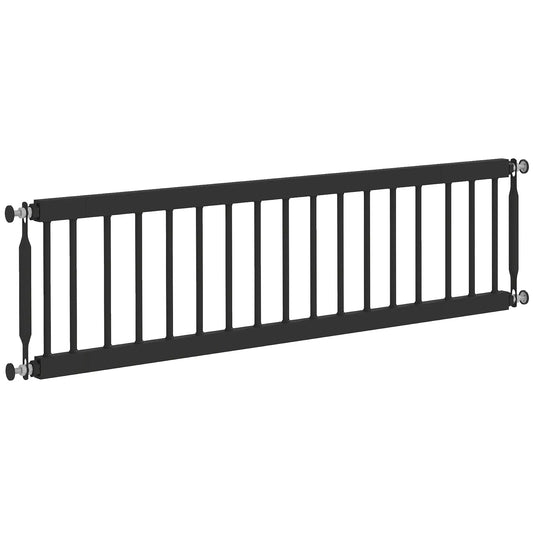 26"-37" Dog Gate, Adjustable Pet Gate, Pressure Mount Kit, Black Pet Gates Black at Gallery Canada
