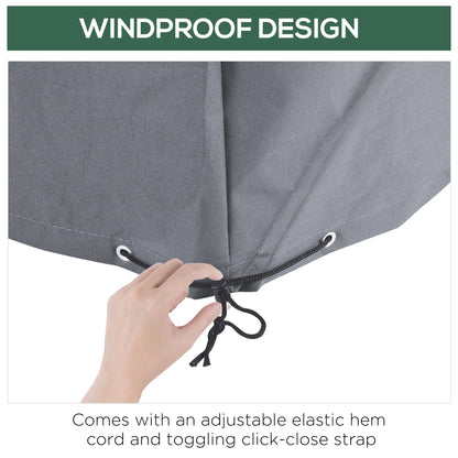 Patio Furniture Cover Waterproof 300D, 97x65x26, Grey Patio Furniture Covers at Gallery Canada