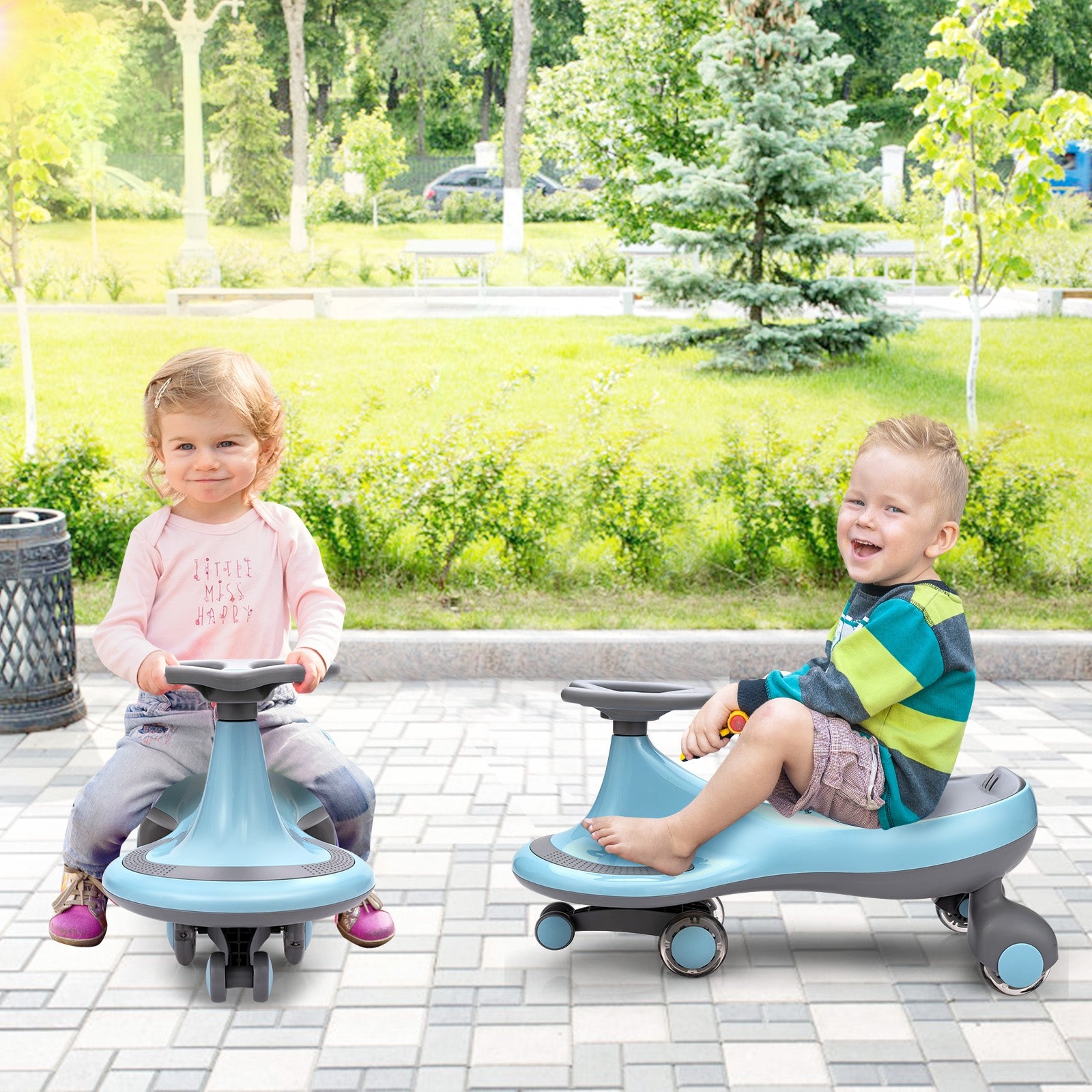 Wiggle Car Ride-On Toy With Flashing Wheels, Blue Push & Pedal Ride On Toys at Gallery Canada