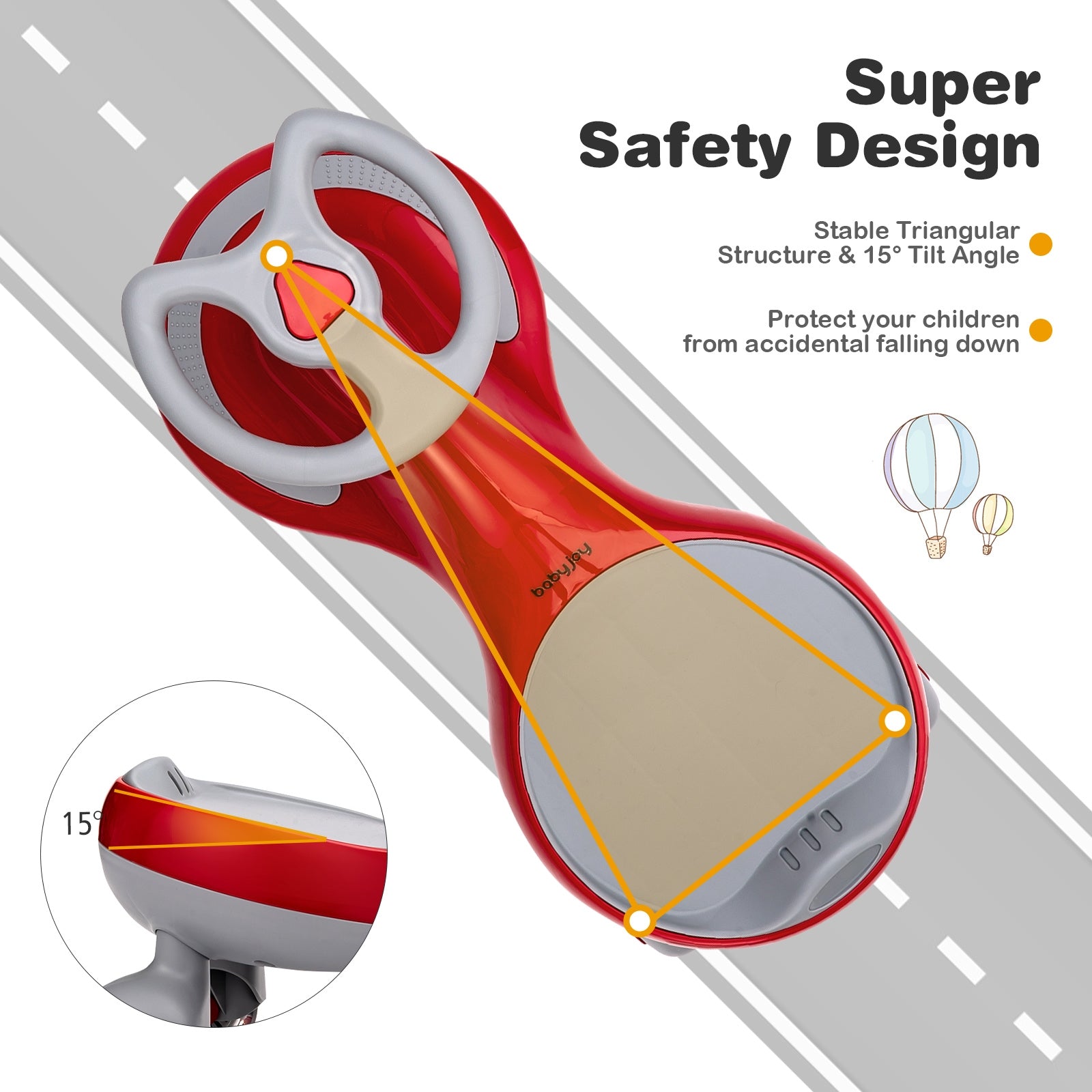 Wiggle Car Ride-On Toy, Red Push & Pedal Ride On Toys at Gallery Canada