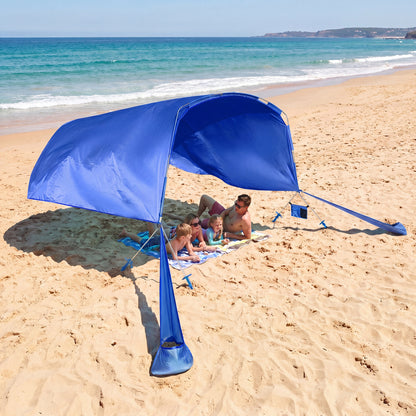 Wind Powered Beach Tent, Portable Sun Shelter Canopy, Navy Tents at Gallery Canada