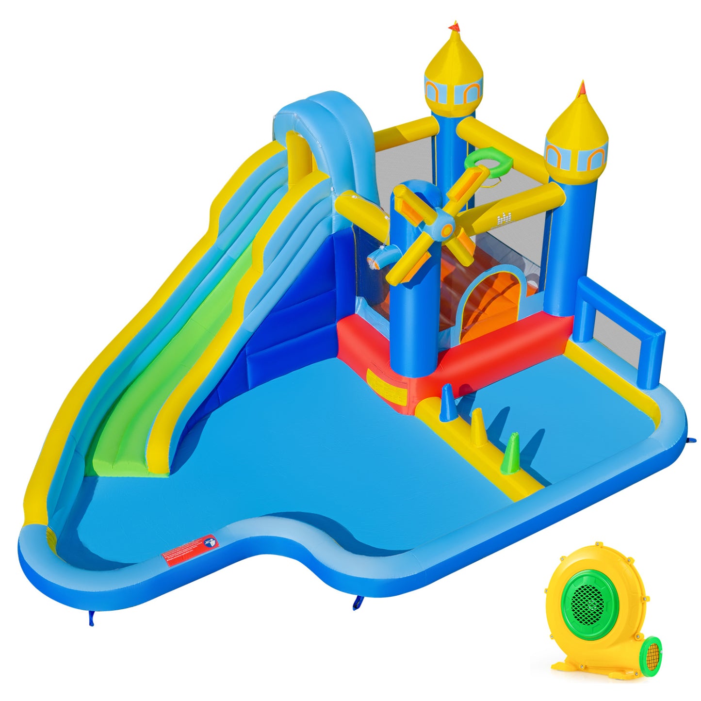 Inflatable Water Slide Park, Windmill Theme, Jumping Area, Blower Inflatable Water Slides at Gallery Canada