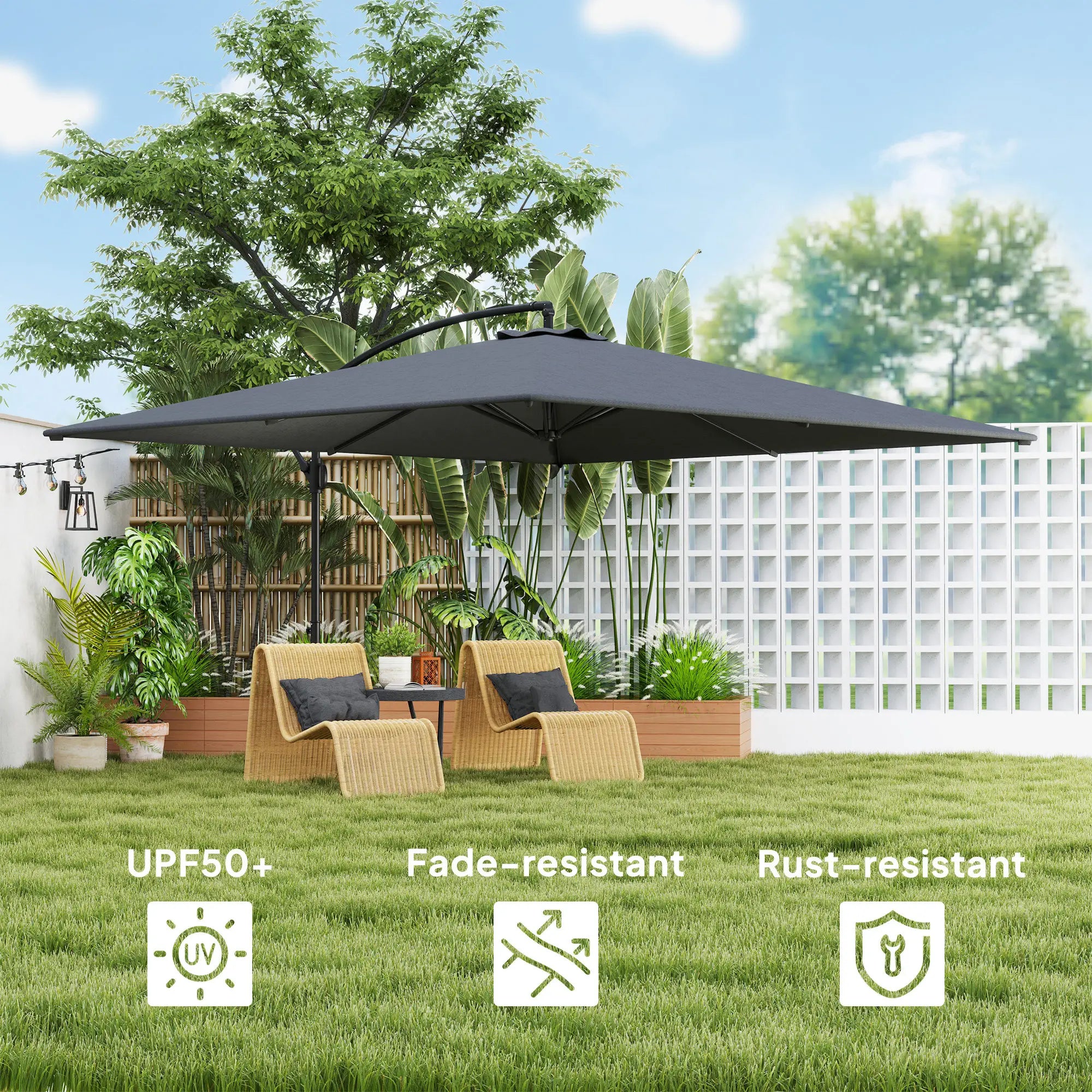 Rectangular Cantilever Parasol 111