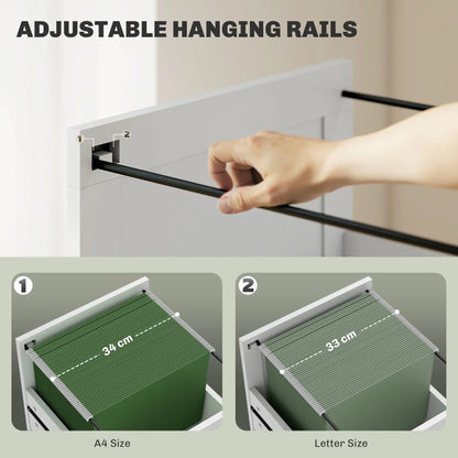 Farmhouse Computer Desk, 3 Drawers, Wood Grain Top, White Computer Desks at Gallery Canada