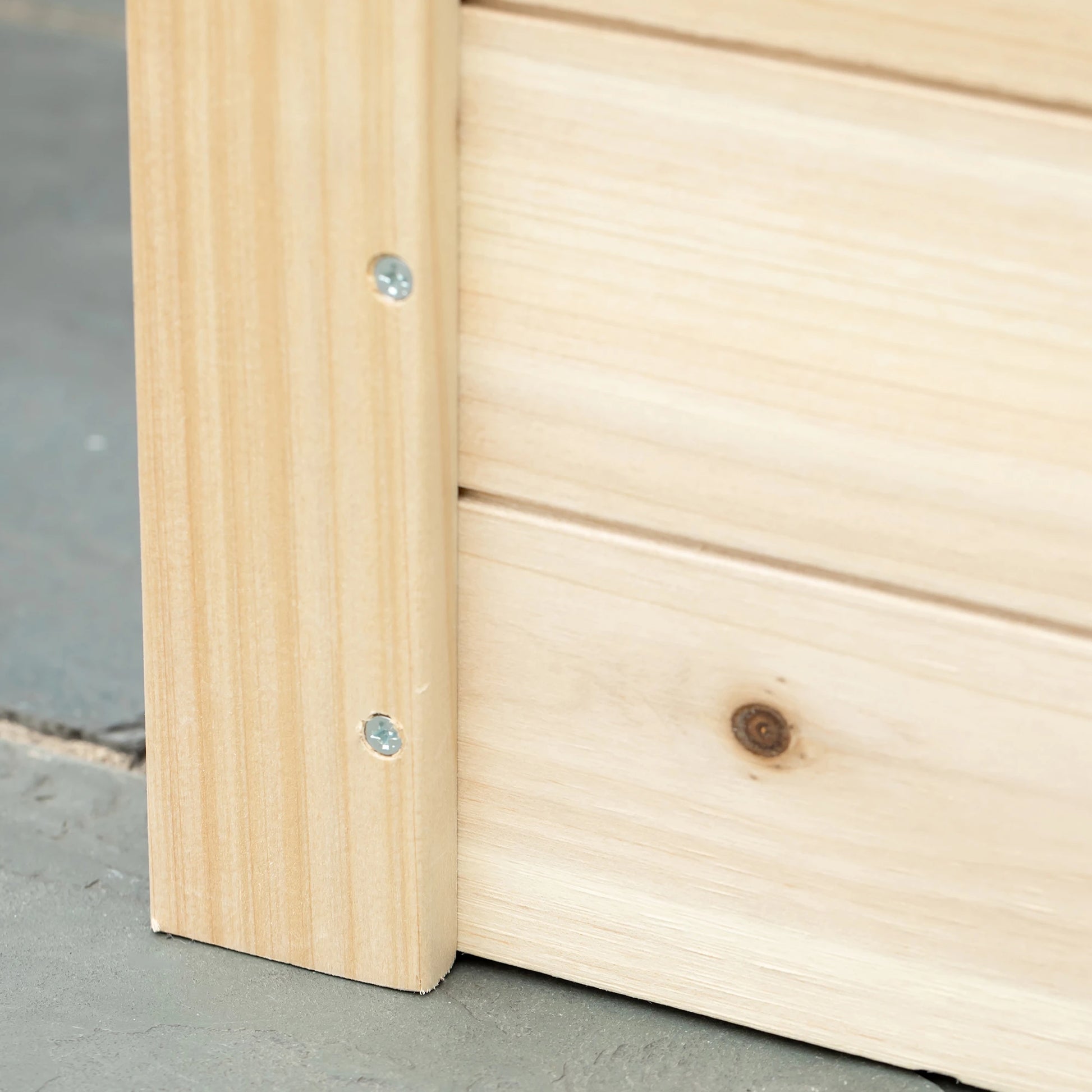 96" x 24" x 10" Wooden Raised Garden Bed, 2 Planter Boxes, Non-Woven Fabric Liner Wooden Planter Boxes at Gallery Canada