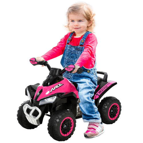4 Wheels Ride on Toy for Kids, Foot To Floor Slider, 18-36 Months, Pink