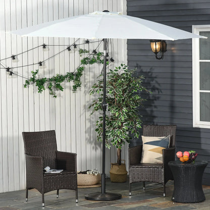 29LBS Offset Patio Umbrella Stand, Fits Φ1.4", Φ1.5", Φ1.9", Black Umbrella Bases at Gallery Canada