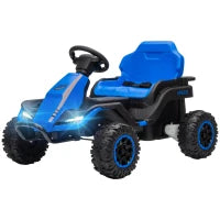 Voiture électrique pour enfants 24V, Double Moteur, Télécommande, Bleu