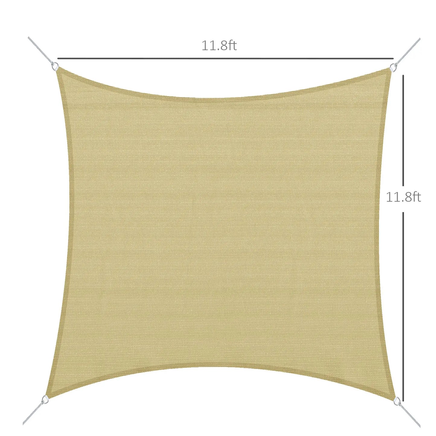 Square 12’ Sun Sail Shade, UV Protector, Outdoor Patio Cover Shade Sails at Gallery Canada