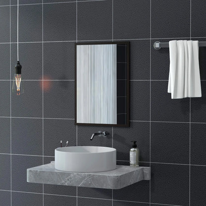 20" x 28" Bathroom Mirror, Rectangular Wall Mirror, Black Wall Mirrors at Gallery Canada