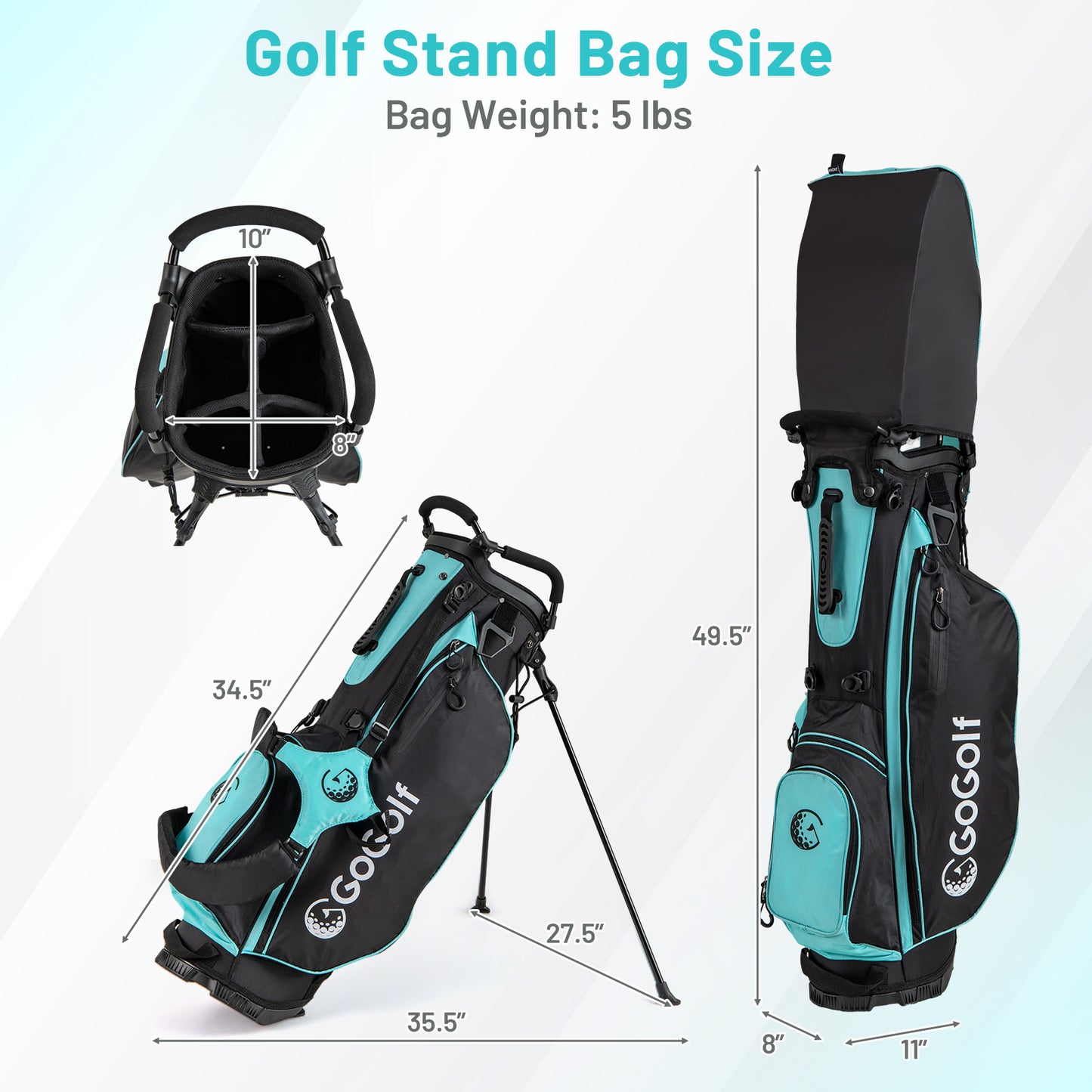 Women's Complete Golf Clubs and Bag Set Golf Stand Bag, Green Golf at Gallery Canada