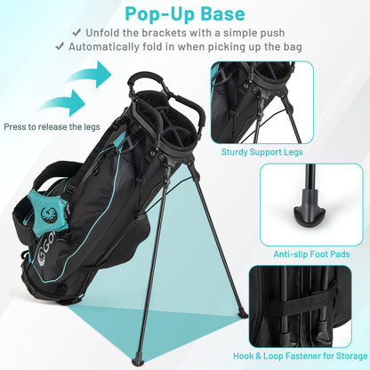 Women's Complete Golf Clubs and Bag Set Golf Stand Bag, Green Golf at Gallery Canada