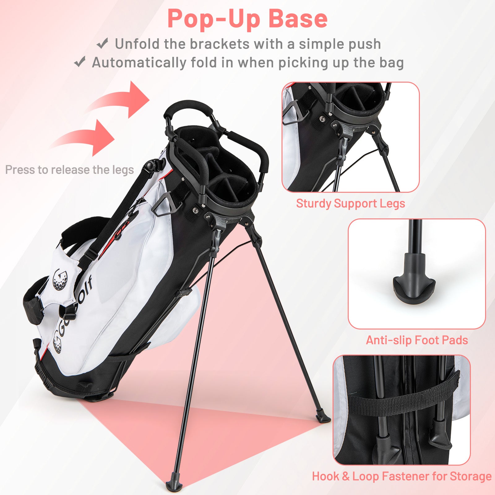 Women's Complete Golf Clubs and Bag Set with Headcovers and Putter, Red Golf at Gallery Canada