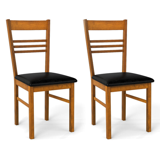 Wood Dining Chairs Set Of 2 Dining Chairs Walnut at Gallery Canada