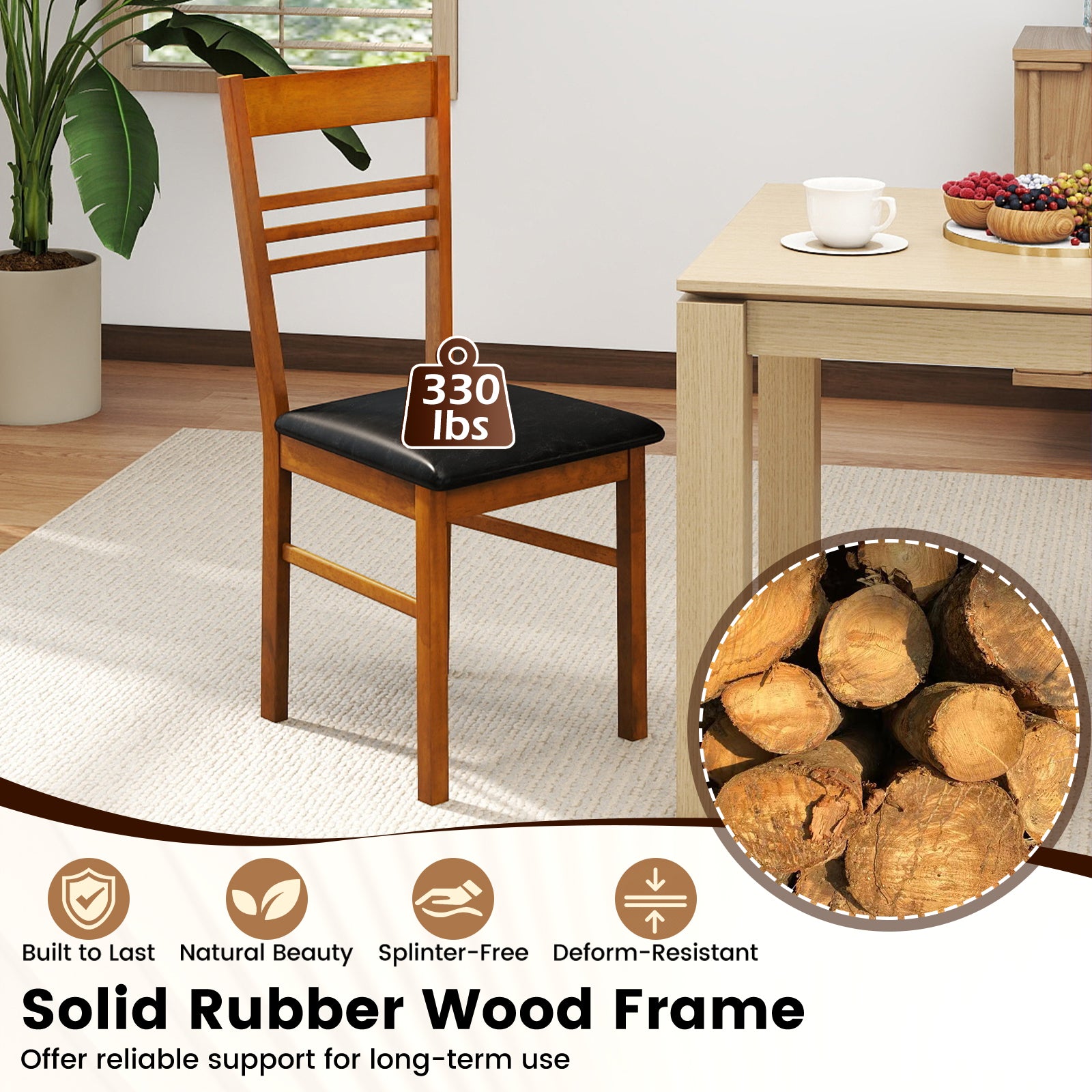 Wood Dining Chairs Set Of 2 Dining Chairs at Gallery Canada