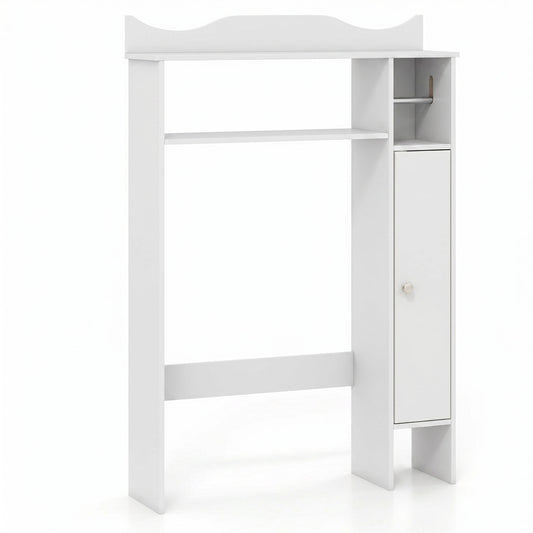 Wood Over Toilet Space Saver, Paper Holder And Shelf, White Bathroom Etagere White at Gallery Canada
