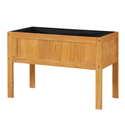 Wood Raised Garden Bed, Elevated Planter Box, Orange Raised Garden Beds at Gallery Canada