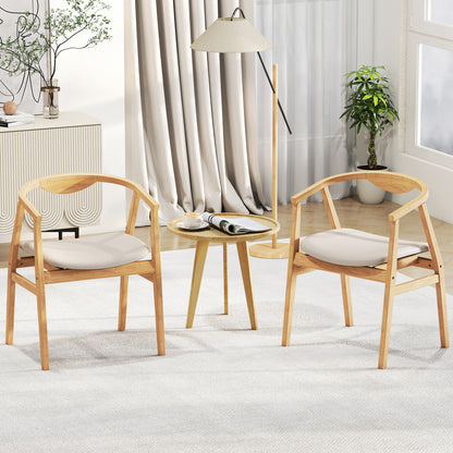 Wooden Bamboo Accent Chair, Natural Accent Chairs at Gallery Canada