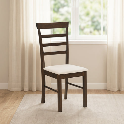 Wooden Dining Chairs Set of 4, Brown