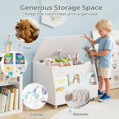 Wooden Mobile Toy Storage Organizer, White Kids Storage at Gallery Canada