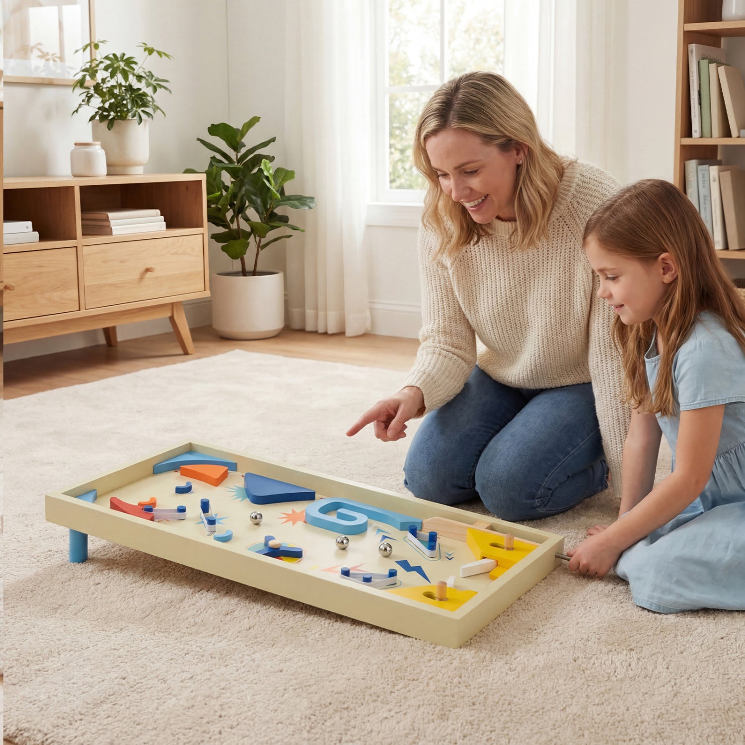 Wooden Pinball Machine, 3 Balls, For Kids And Adults Game Room at Gallery Canada