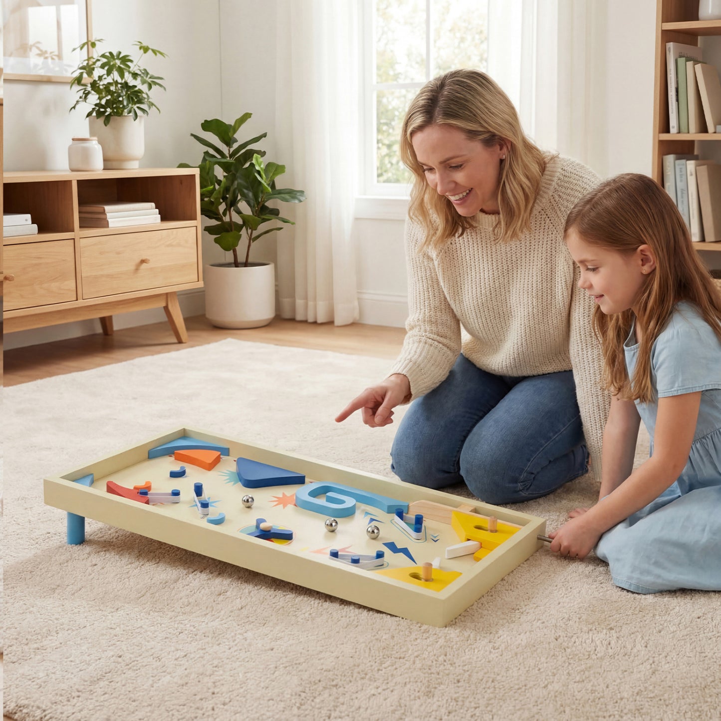 Wooden Pinball Machine, 3 Balls, For Kids And Adults Game Room at Gallery Canada