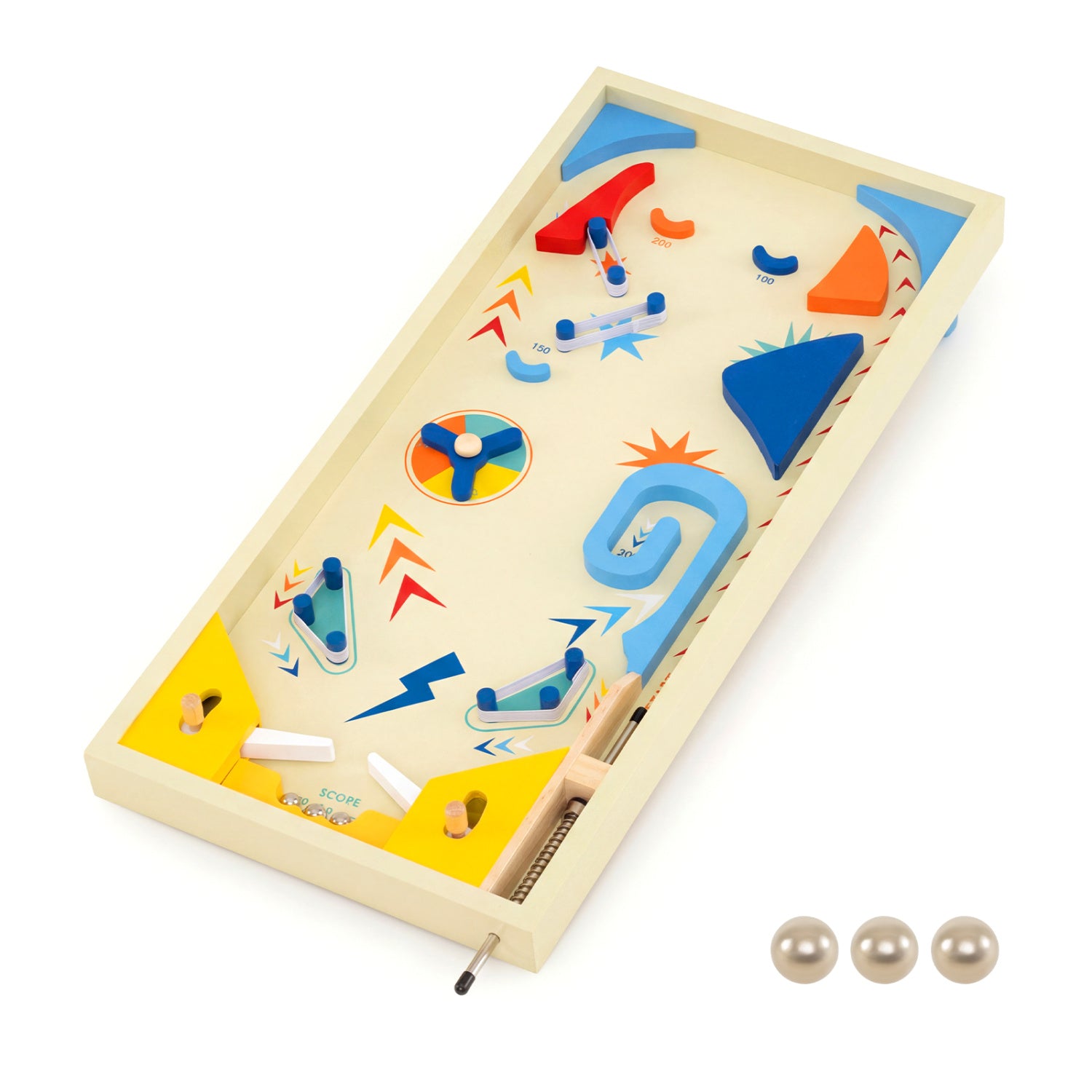 Wooden Pinball Machine, 3 Balls, For Kids And Adults Game Room at Gallery Canada