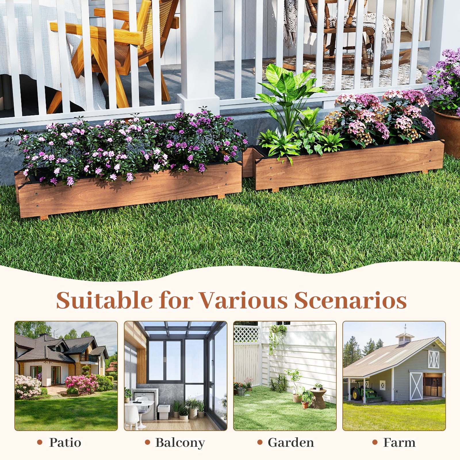 Wooden Raised Garden Bed With Drainage Holes Raised Garden Beds at Gallery Canada