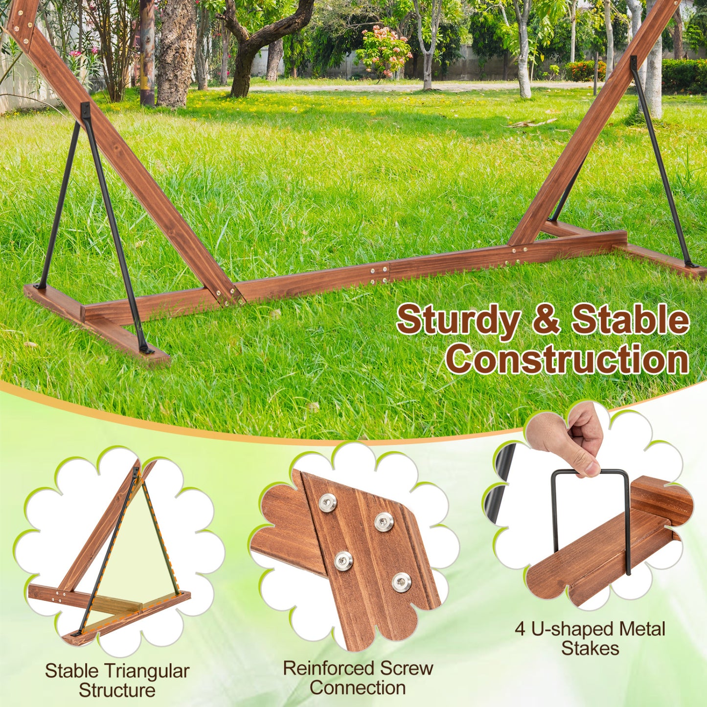 Solid Wood Heptagon Wedding Arch Arbor, Backdrop Stand Outdoor Decor at Gallery Canada