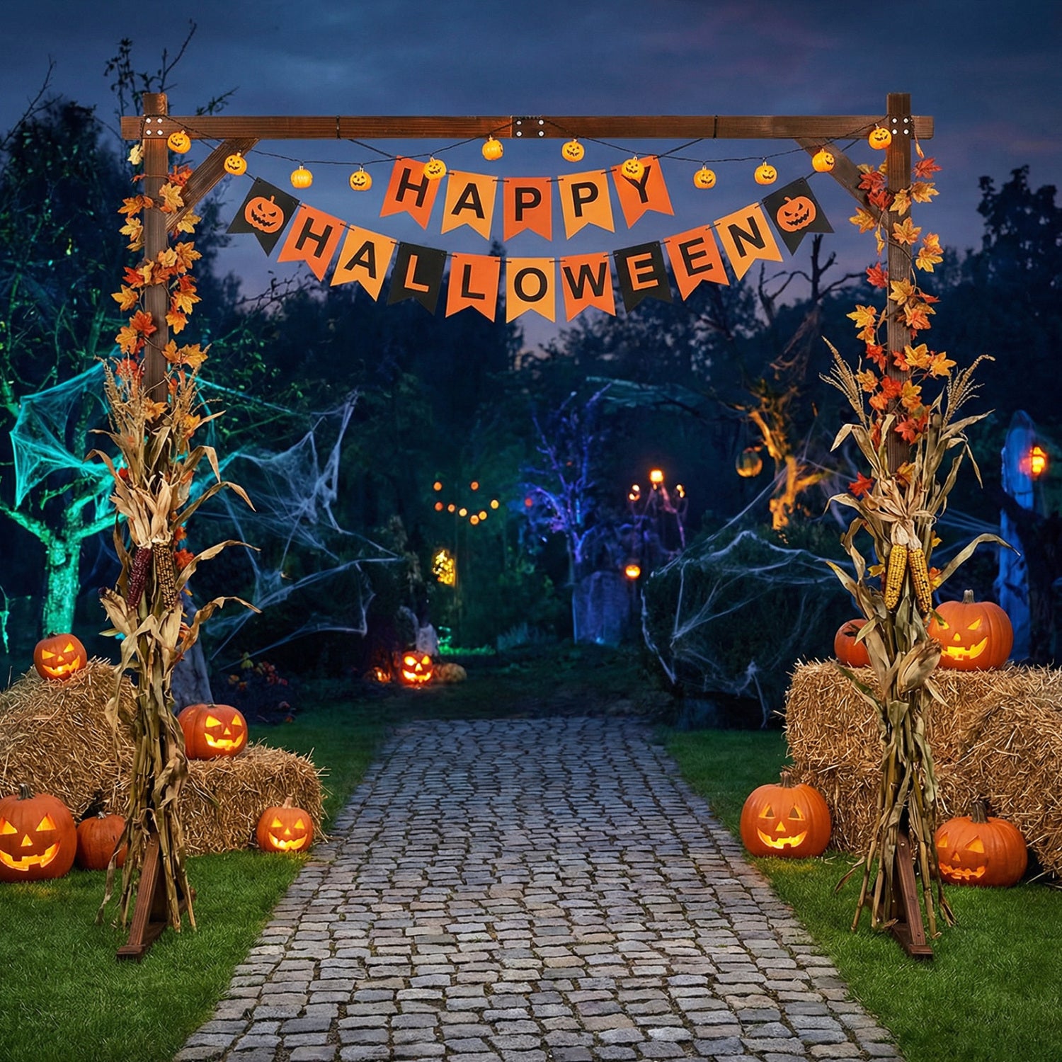 Solid Wood Wedding Arch Arbor, Square Backdrop Stand Outdoor Decor at Gallery Canada