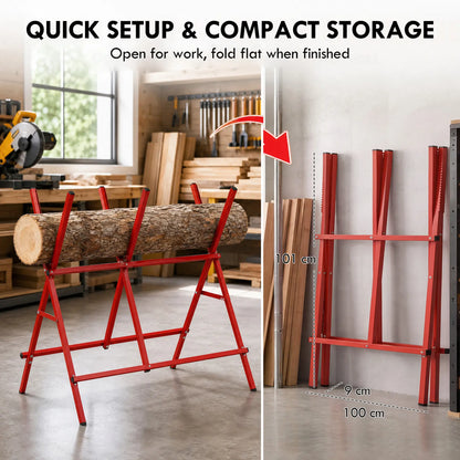 Foldable Saw Horse, Heavy Duty Cutting Stand, A-Frame Tool Organizers at Gallery Canada