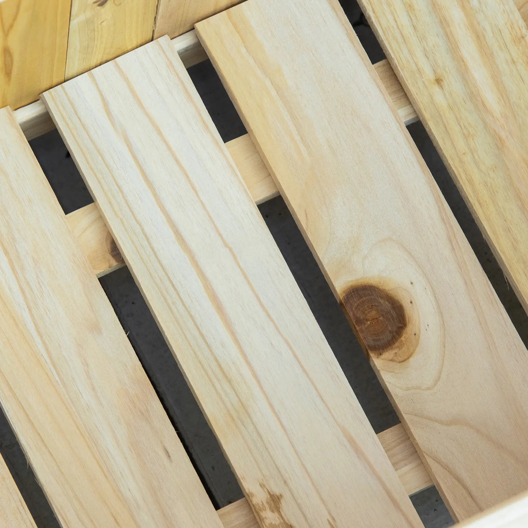 Foldable Elevated Planter Box, Wooden Raised Garden Bed, 48x24x30in, Natural Wooden Planter Boxes at Gallery Canada