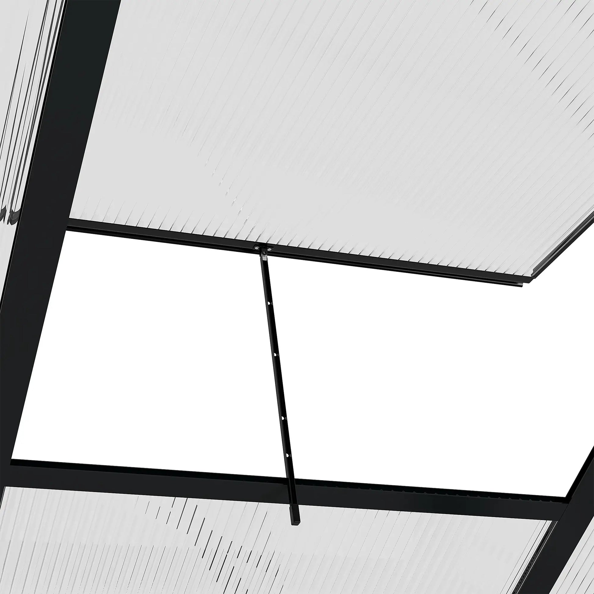 6' x 10' x 6.6' Polycarbonate Greenhouse, Walk-In Kit, Galvanized Frame, Grey Walk In Greenhouses at Gallery Canada