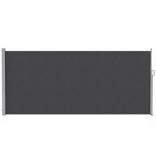 Retractable Side Awning, 165" x 73", Water-Resistant, UV 50+, Dark Grey Side Awnings Dark Grey at Gallery Canada